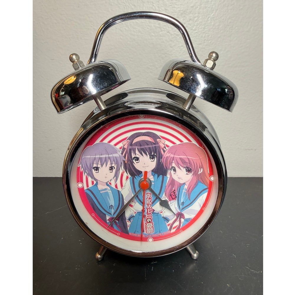 Haruhi Suzumiya Talking Voice Alarm Clock Anime Tested Works 3 Voice Modes 2006